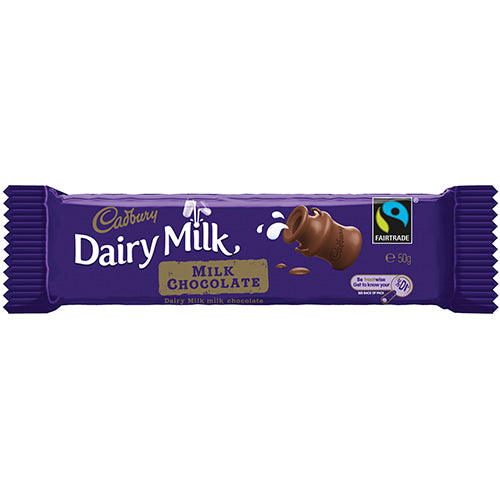 Cadbury Dairy Milk Chocolate Bar 48 x 50g
