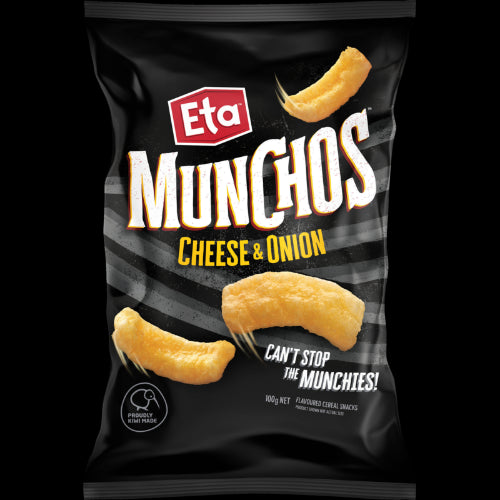 Eta Munchos Cheese & Onion Cereal Snacks 100g