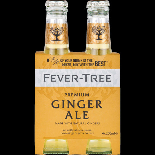 Fever-Tree Premium Ginger Ale 4 x 200ml