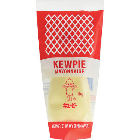 Kewpie Japanese Mayonnaise 1kg, rich and creamy, perfect for enhancing sushi, salads, and sandwiches with umami flavor.