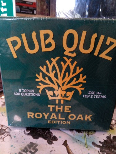 Pub Quiz Game - The Royal Oak Edition: A trivia challenge for 2 teams with 400 questions across 8 categories for ages 14+.