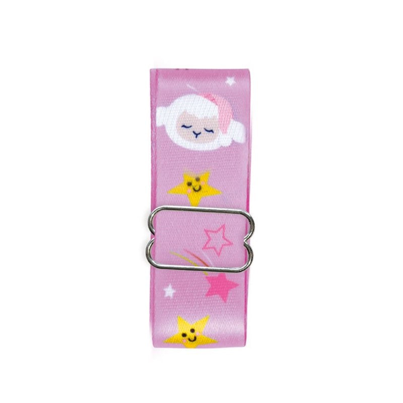 Avenir fashion strap with Snoozy Lamb design, adjustable 58-120cm, ideal for carrying dolls, bags, or phones.