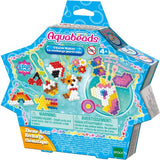 Aquabeads Charm Maker Refill Pack with 480 vibrant beads in 9 colors for unique charm crafting and fun creative projects.