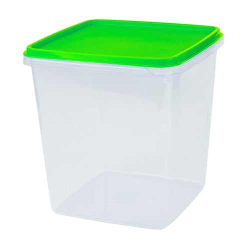Vibrant green 4.4L storage container for fresh ingredients, perfect for meal prep and organized kitchen storage.