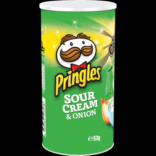 Pringles Sour Cream & Onion Potato Chips 53g