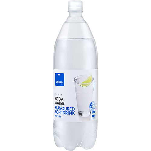 Value Soda Water 1.5l