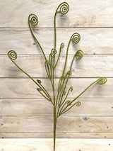 Lifelike artificial large crosier spray featuring lush greenery, perfect for low-maintenance home or event decor.