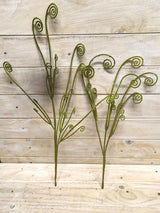 Lifelike Artificial Large Crosier Spray featuring lush greenery, perfect for low-maintenance home and event decor.