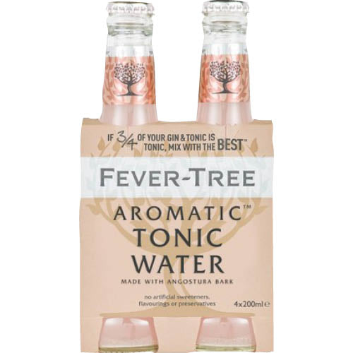 Fever-Tree Aromatic Tonic Water 4 x 200ml