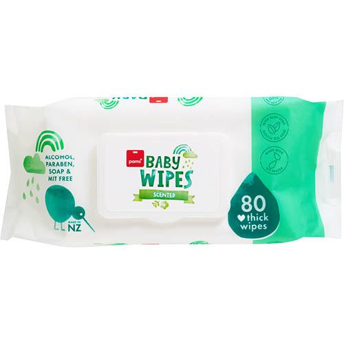 Pams Scented Baby Wipes 80pk