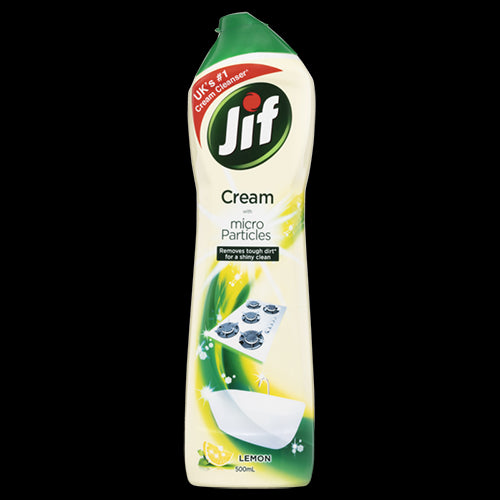 Jif Lemon Cream Cleanser With Natural Cleaning Particles 500ml