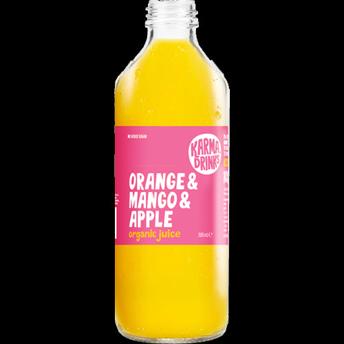 Karma Drinks Orange Mango & Apple Organic Juice 12 x 300ml