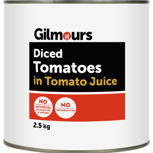 Gilmours Diced Tomatoes 2.5kg