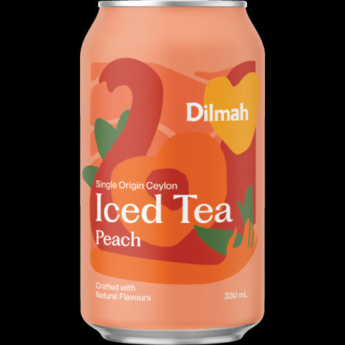 Dilmah Peach Iced Tea 12 x 330ml
