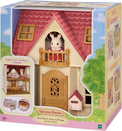 Sylvanian Families Starter Home - Red Roof Cosy Cottage