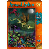 Colorful 300-piece XL puzzle featuring Evan Heasman's whimsical "Breeze Dragon" illustration, perfect for ages 8+.