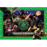 Transformers: Rise of the Beasts 300-piece XL jigsaw puzzle featuring vibrant art of iconic characters, perfect for fans.