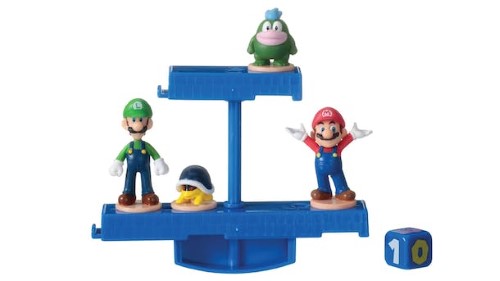 Balancing Game featuring Mario, Luigi, Spike, and Buzzy Beetle for engaging group play in the Super Mario universe.