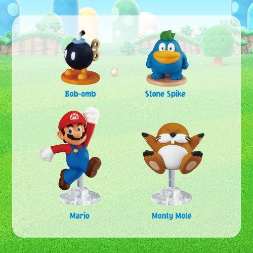 Balancing Game featuring Super Mario figures on a whimsical Desert Stage, designed for strategic play and skill development.