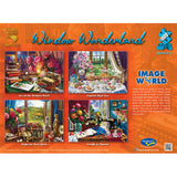 Colorful 1000-piece jigsaw puzzle featuring books and literary themes from the Window Wonderland S3 series by Smartfox NZ.