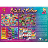 Vibrant 1000-piece jigsaw puzzle featuring colorful sunglasses artwork by Aimee Stewart, perfect for family fun and creativity.