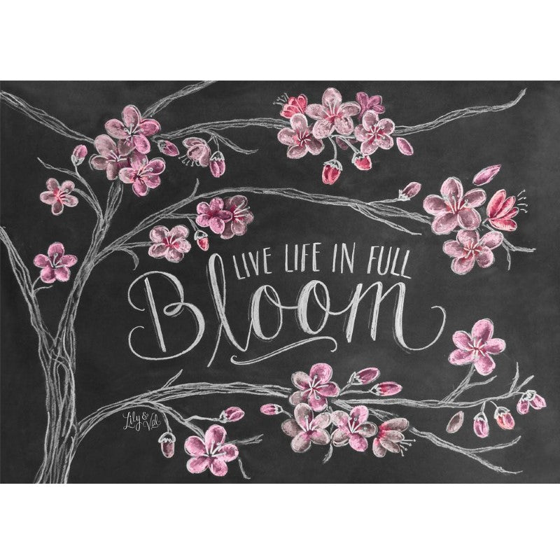 Colorful 1000-piece jigsaw puzzle featuring blooming flowers on a chalkboard background, ideal for family fun and creativity.