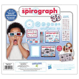 3D Design Suite Spirograph kit with wheels, pens, glasses, and pads for creating mesmerizing dimensional art.