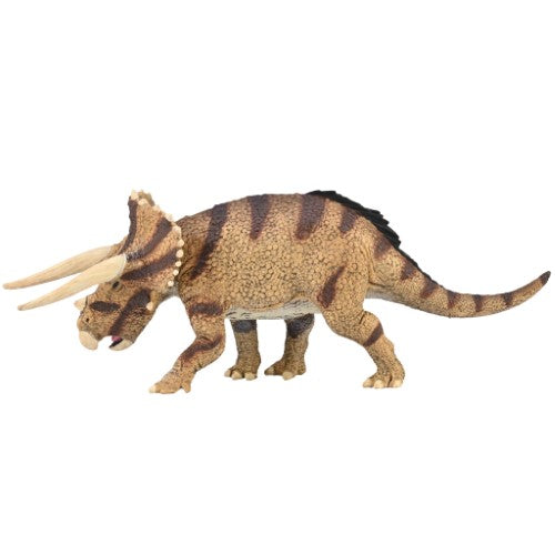 CollectA Triceratops Horridus figurine, 19.3 cm, vibrant, detailed model of a defensive dinosaur with super-sized scales.