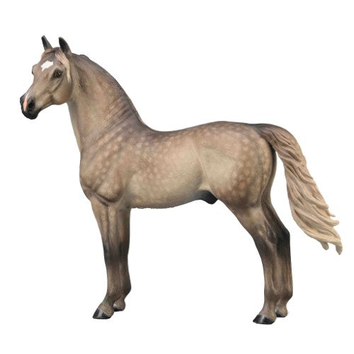 Hand-painted CollectA Morgan Stallion figurine in Silver Grulla, showcasing elegance and detail, perfect for collectors and children.