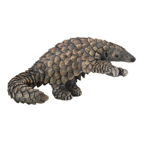 Hand-painted CollectA Pangolin figurine, showcasing intricate details and safe for children aged 3 and up.