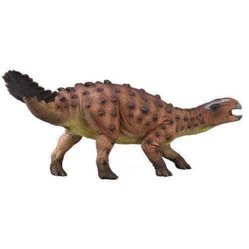 CollectA Stegouros 1:6 Scale Deluxe figurine showcasing a detailed armoured dinosaur with unique tail club design.