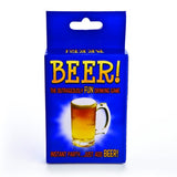 Beer Card Game set featuring 3 decks for 2-6 players, perfect for lively parties with trivia and drink assignments.