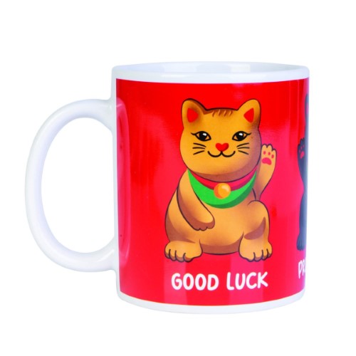 Coffee Mug - Lucky Kitty (11.5cm)