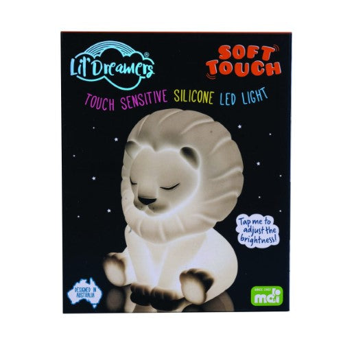 LED Light - Lil Dreamers Lion Soft Touch (15cm)
