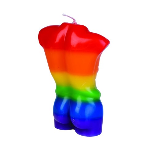 Candle - Male Body Rainbow Pride (11cm)