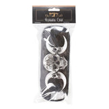 Dark Goddess Glasses Case by Alchemy with skull artwork, hard shell exterior, and microfiber cleaning cloth for clear lenses.