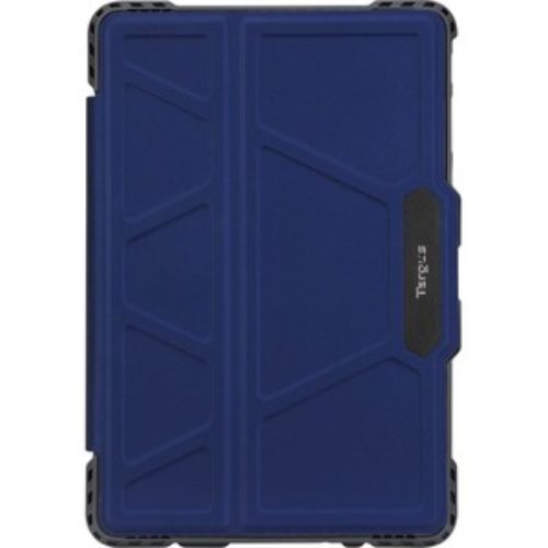 Blue Targus Pro-Tek carrying case for Samsung 10.5" tablet, offering rugged protection and magnetic closure for secure transport.