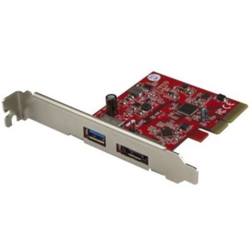 StarTech.com 2-Port USB 3.1 (10Gbps) and eSATA PCIe Card