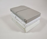 Luxurious white pillowcase set (2-pack, 50x90cm) crafted from 610TC cotton for ultimate comfort and elegance.