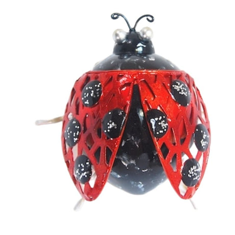 Colorful Ladybird - Small figurine, 6 x 12 x 11 cm, perfect for adding charm to home decor or gardens.