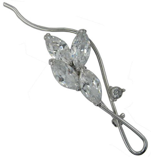 Vibrant stylized flower brooch adding elegance and charm to any outfit, perfect for modern fashionistas.