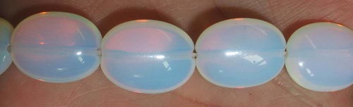 Beads - 17x13 Opaque Oval 24pcs