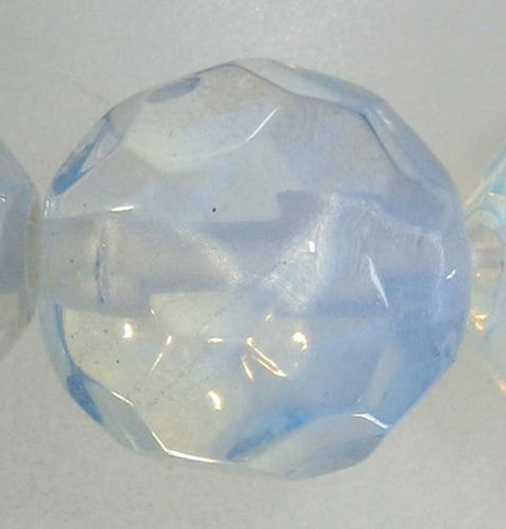 10mm opaque faceted round beads in a pack of 40, ideal for jewelry making and crafting projects.