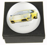 Collectable Lamborghini model car paper weight, elegantly crafted for style and functionality on your desk.
