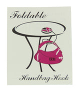 Elegant peacock bag hanger set of 2, ideal for keeping handbags off the floor while adding a stylish touch.