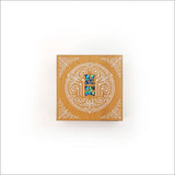 Small square trinket box with NZ paua inlay, crafted from premium NZ veneer, perfect for keepsakes and home decor.