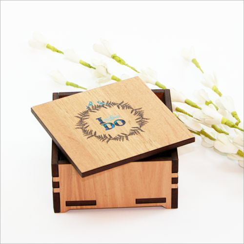 Small Trinket Box : I do with fern - Square
