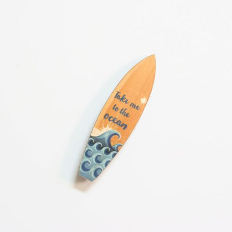 Kiwiana mini surfboard wall art in eco-friendly pine, perfect for decor or crafts, celebrating New Zealand's coastal culture.