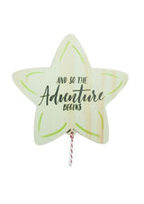 Art Pegs featuring an elephant holding a star, perfect for displaying kids' artwork and photos in a child's room.