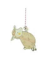 Whimsical sheep art peg holding a star, perfect for displaying kids' artwork and photos in a playful way.